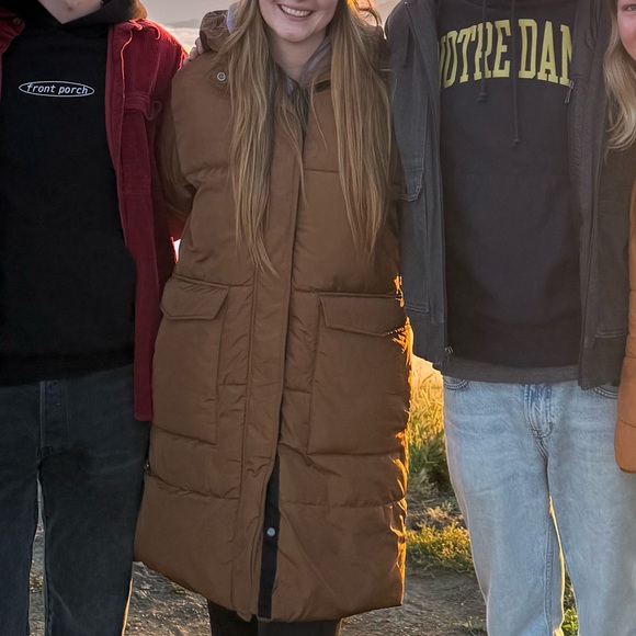 Quince Brown Puffer Jacket - Picture 13 of 13